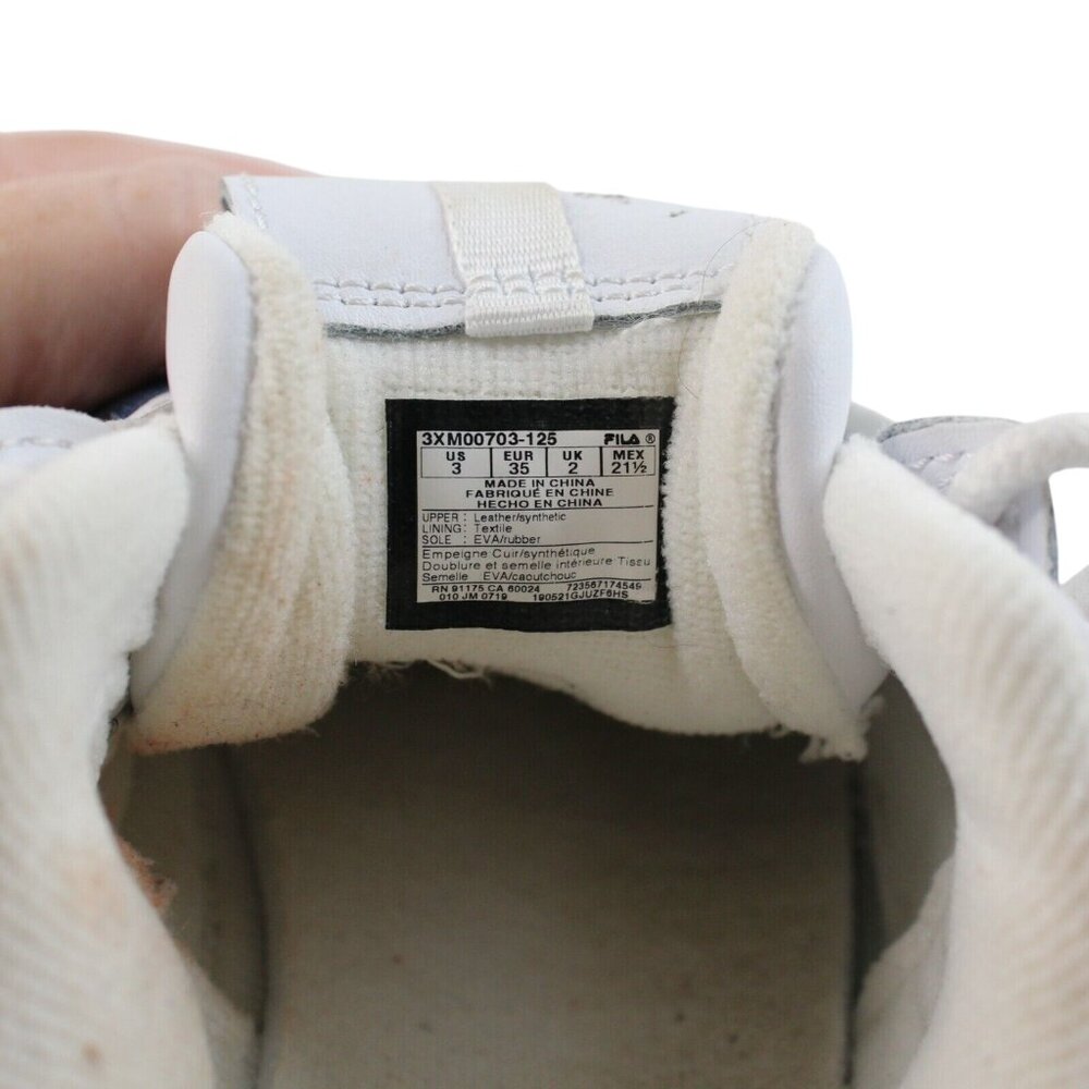 Vintage Fila Disruptor II Applique Youth Sz 3 Retro Y2K Sneakers 3XM00807-125 - Picture 10 of 10